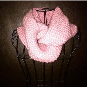 Handknitted infinity scarves